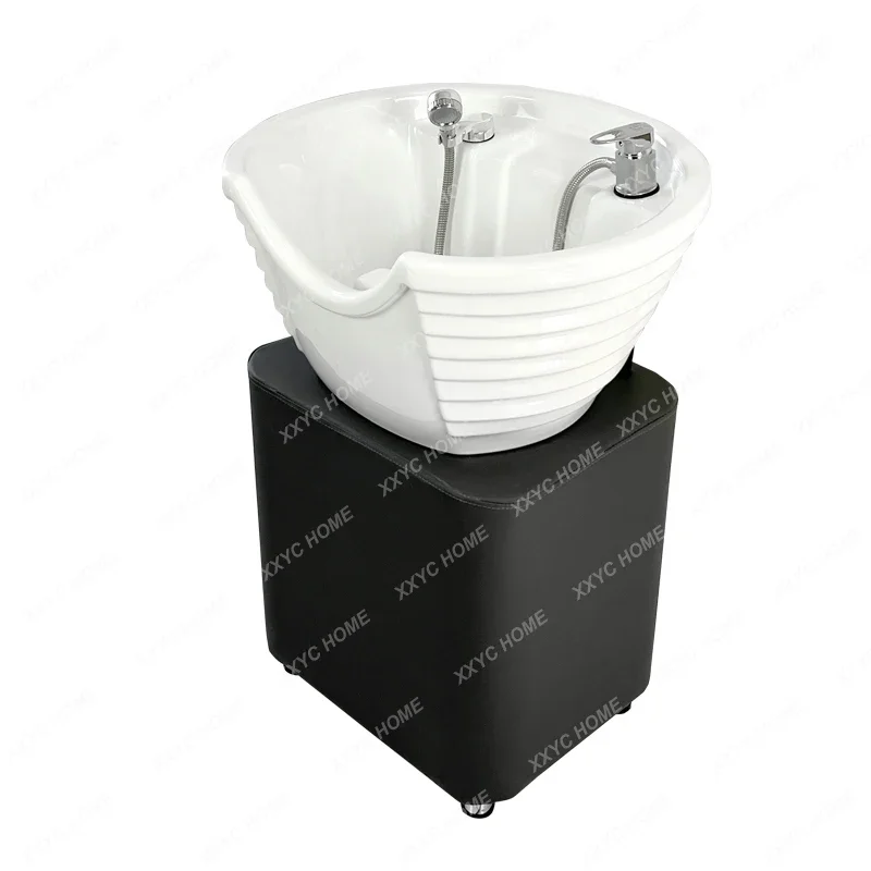 

Sitting Punch Basin Shampoo Chair Shampoo Pool Vertical Punch Basin Column Ceramic Shampoo Basin Base Head Spa Shampo Chair