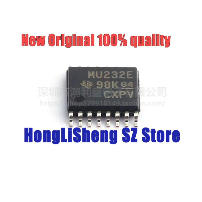 

5pcs/lot SN65C3232EPWR SN65C3232E MU232E TSSOP16 Chipset 100% New&Original In Stock