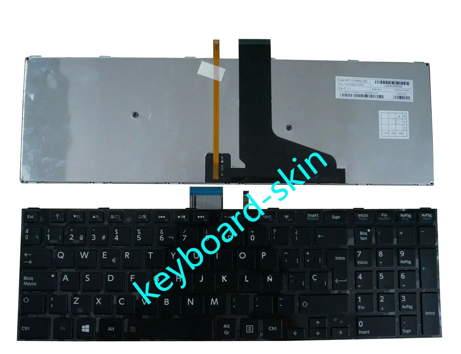 Espanhol Mais Teclado Retroiluminado para Toshiba S70-as70d-a S70t-as75-as75d-as75t-as70-bs70d-bs70t-bs75-bs75d-bs75t-b Novo sp