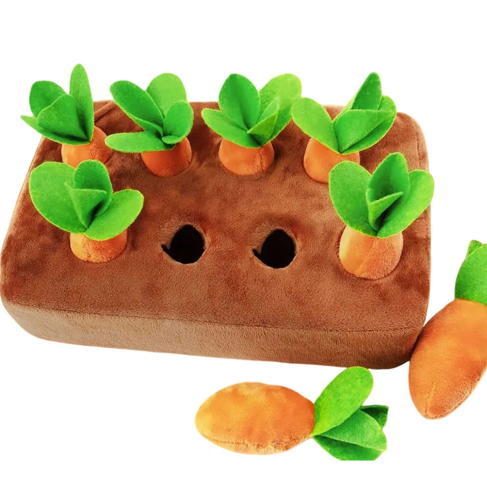 

Montessori Pulling Carrot Plush Toys Practical Early Learning Pull Out Radish Toy for Baby Children Christmas Gifts