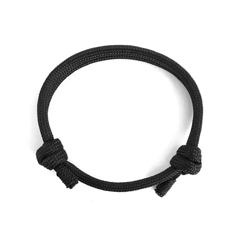 Men Bracelet Jewelry Rope Chain Braided 550 Paracord Adjustable Wrap