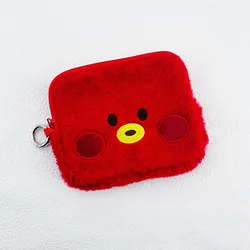 B Plush T Organizer for Cosmetic Bags, Pen Cases, Handbags, and Shoulder Bags (Red - PRE - SALE)