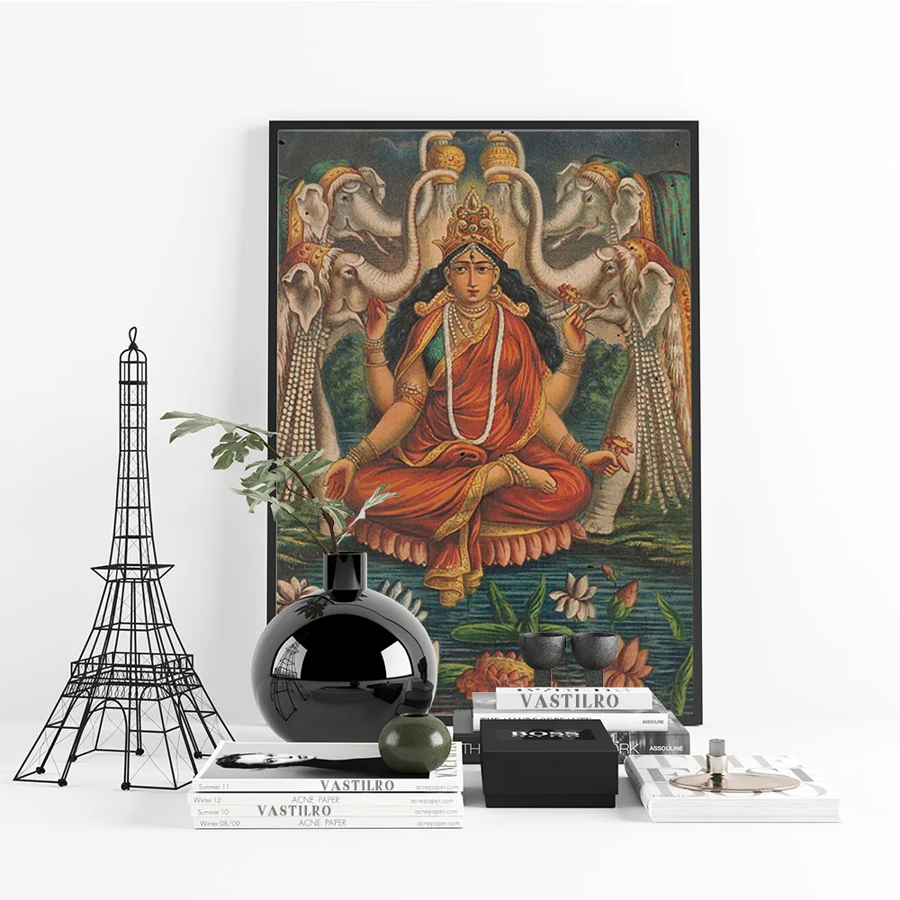 Indie náboženství umění tisk vintage plakát hinduismus buddhy bůh zeď malba důvěra plátna malba ložnice dekorace