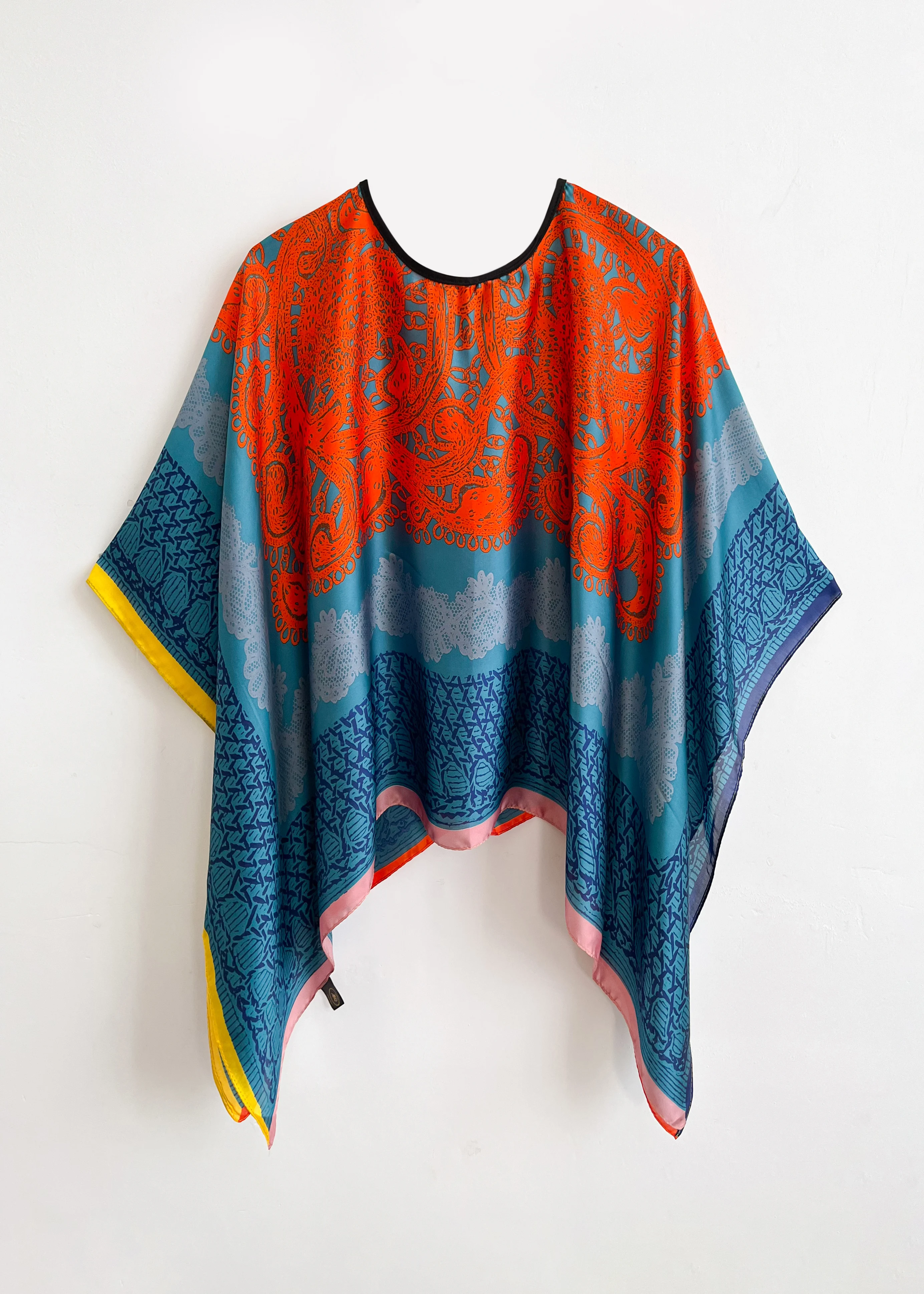 Poncho Pullover Shawl Sun Protection Scarf 2024 New Versatile Scarf Paired With Women's Loose Summer Sunscreen Leisure Clothi