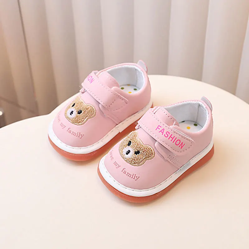 Zapatos informales para bebé con sonido, zapatillas de deporte para niño pequeño, prendas de vestir, primeros caminantes, zapatos informales para bebé (niño o niña)