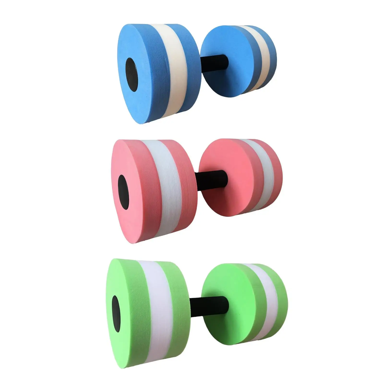 Aquatic Dumbbell Men Women Hand Bar EVA Water Floating Dumbbells for Exercise Water Sports Aerobics Workouts Pool Fitness