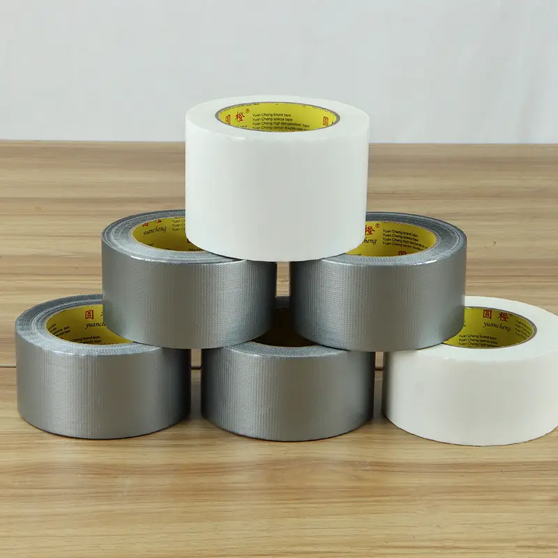 1 Roll Adhesive Fabric Duct Tape Heavy Duty, Carpet Waterproof Tape, Silver Tape Decorative, Automotive Fabric Tape 10 Meter - Image 2