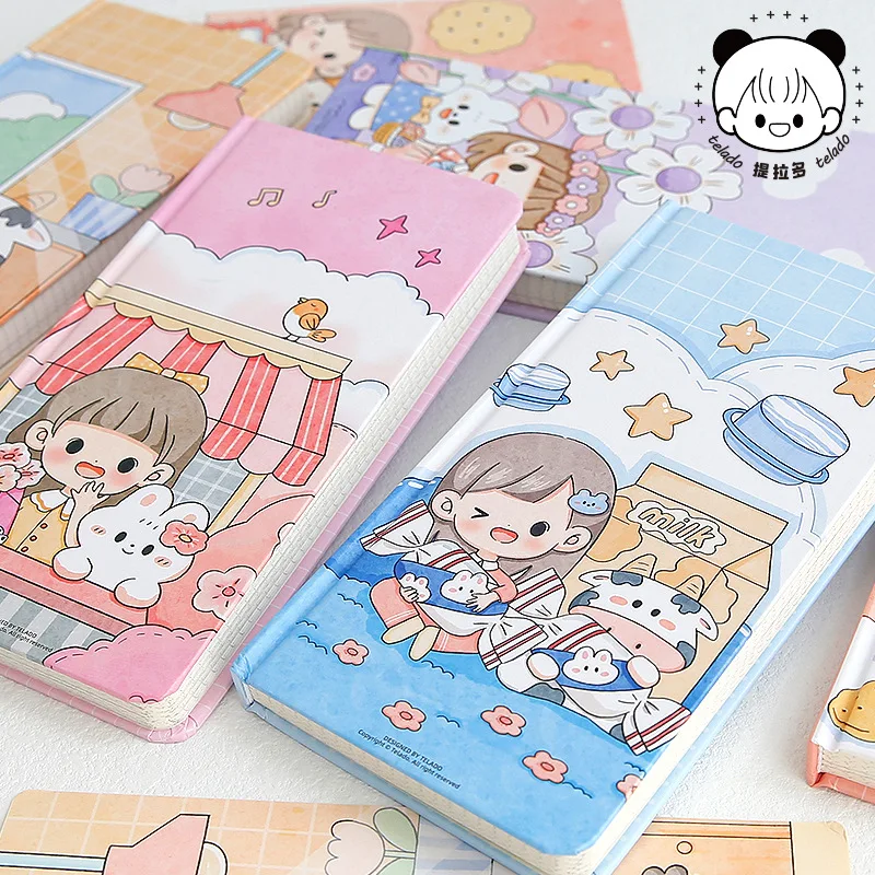 

A6 Kawaii 96 Sheets Daily Weekly Notebook Journal Planner Agenda Bullet Book Cute Weeks Plan Stationery Gift Supplies