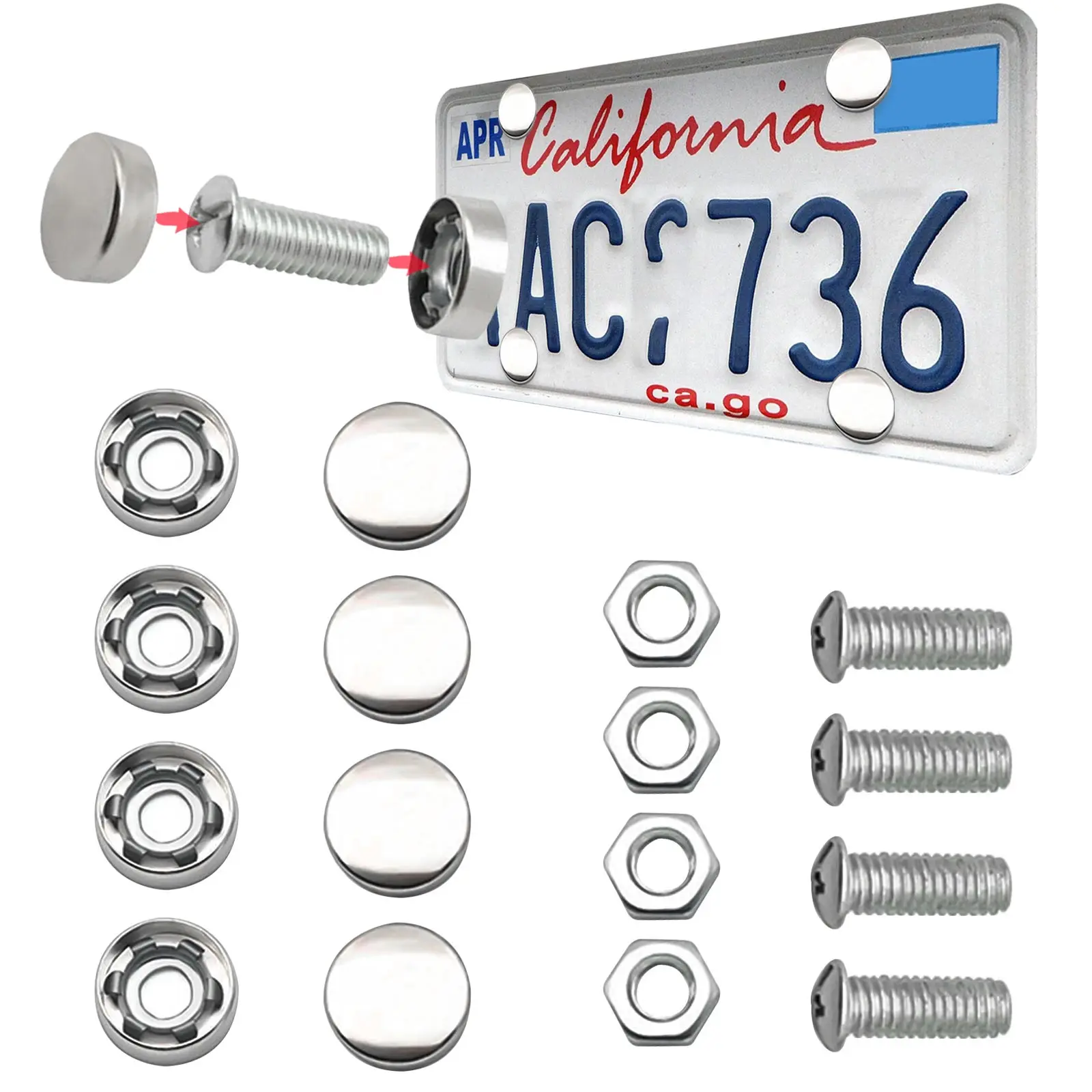 8 Best Anti-Theft License Plate Screws That Actually Work In 2026 - Foto 4