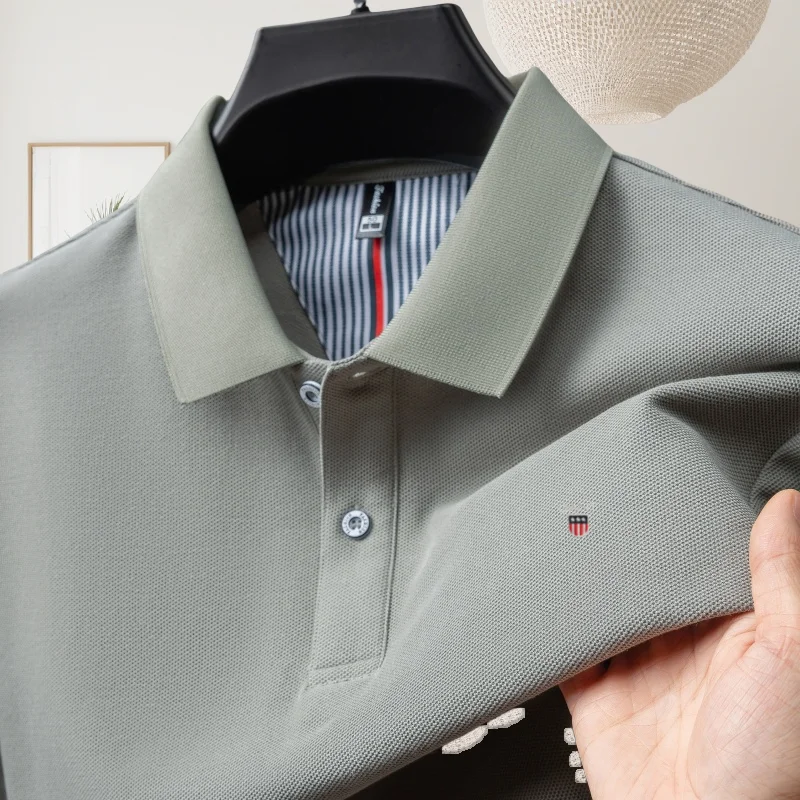 100% pure cotton high-end men short sleeve polo shirt luxury brand summer custom fashion hot selling Paul embroidery T-shirt top 28 S225f168e3f7241d786e21ded437790a6j