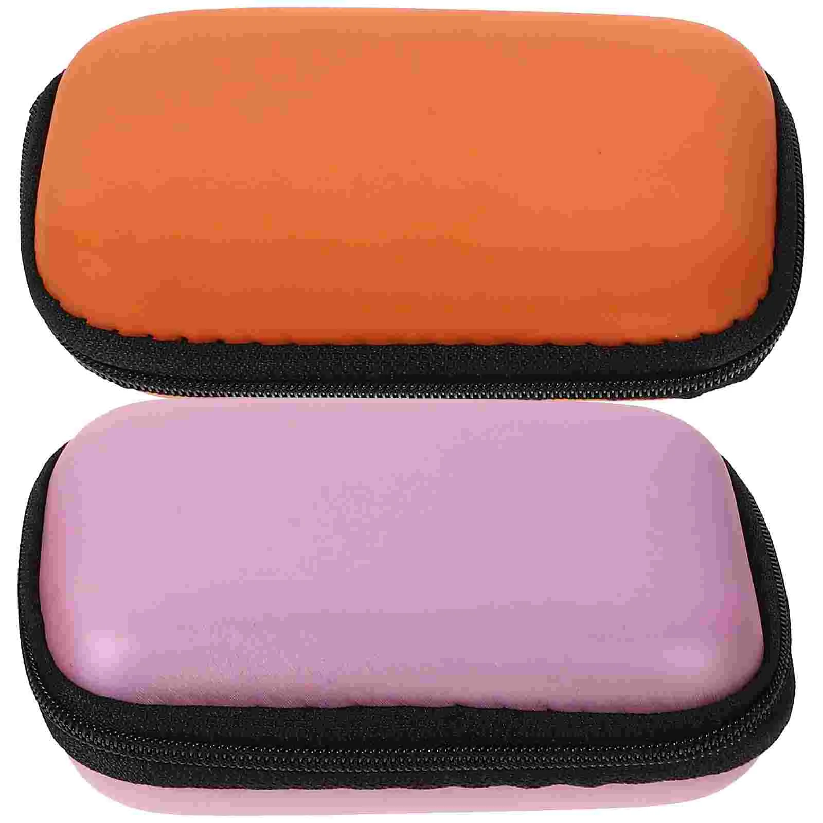 

2pcs Hard Drive Case Portable Hard Disk Protection Storage Box Computer Accessory