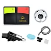 Soccer Referee Whistles Coin Red Yellow Card Tool Football Referee Whistle Cards Kit Outdoor Survival Equipment 1