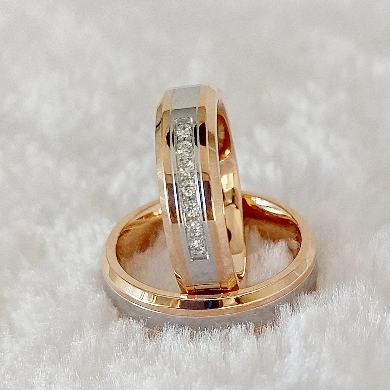Barogirl Rose Gold Couple Ring for Your Lover India | Ubuy