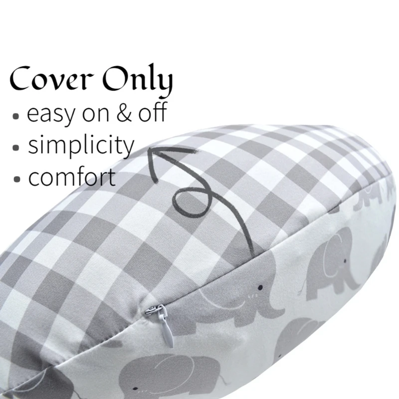 Baby Nursing Pillow Cover Detachable Nursing Pillow Sleeve for Mom Breastfeeding