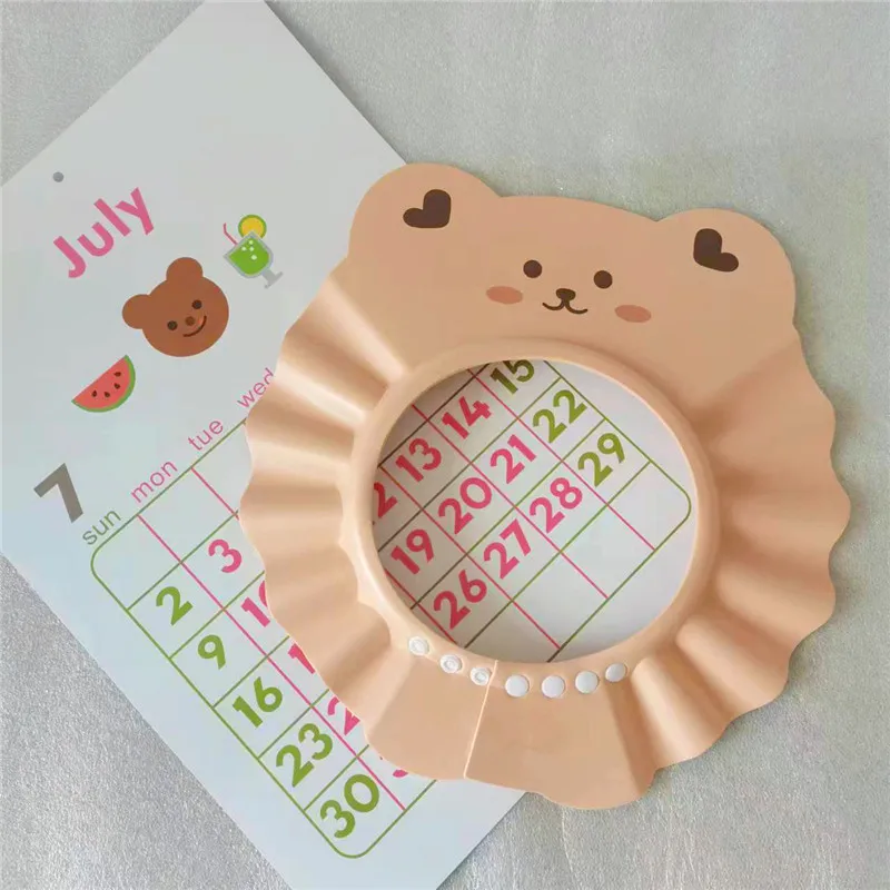 Hair Wash Hat Shampoo Shower Cap ins style baby shampoo magic children's water-blocking cap shampoo hair ear protection baby bath shower cap waterproof c