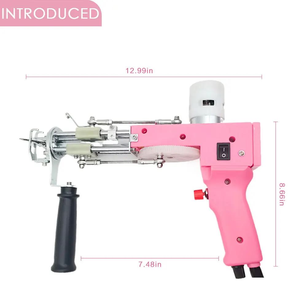 بندقية تلميع وردية الأكثر مبيعًا، 2 في 1، بقطع حلق...