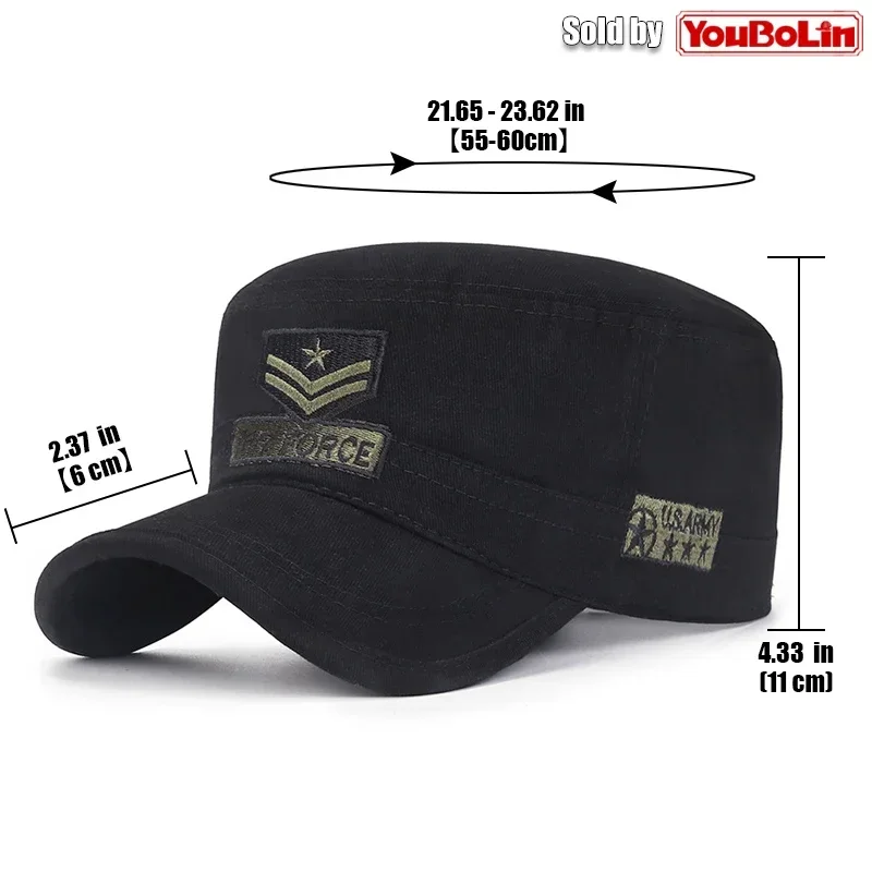 Cappello piatto camouflage in cotone protezione solare trekking_voghion.com