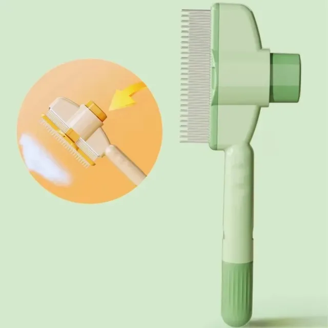 Dog Comb Pet Hair Remover One Button Dogs Brush Self-cleaning Cat Brush Massage Combs for Dog Grooming Brushes for Pet Products 4