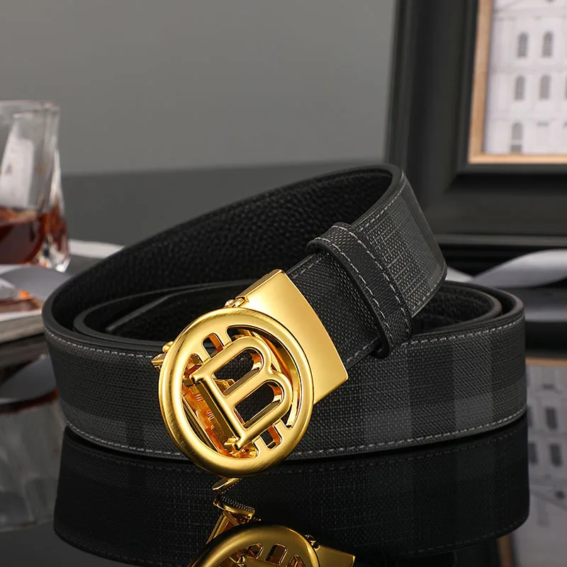 Designer Buckle Men Belts Genuine Leather Fashion Luxury Gift Formal Ceinture  Homme Business Cowboy Waistband Trouser Ratchet - AliExpress