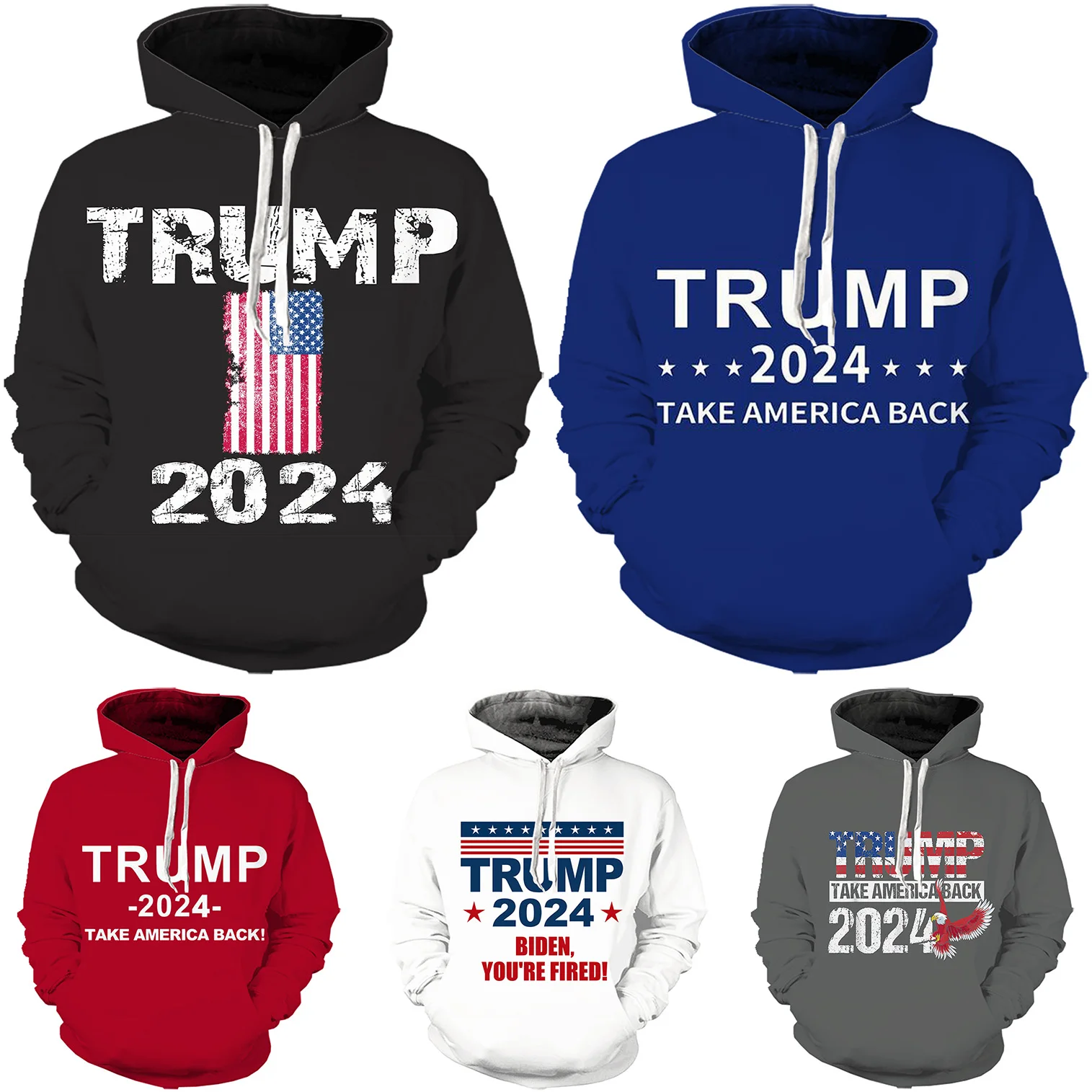 

Newest Fashion Oversize 3D Printing Donald Trump Hoodies Men Women Boy Girl Kids Child Sweater Street Funny Sweatshirt