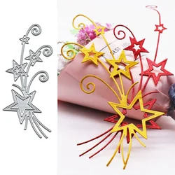 Christmas Stars Bouquet Cutting Dies Cut Stencils Card Paper Craft DIY Template Metal   Album Embossing Scrapbooking