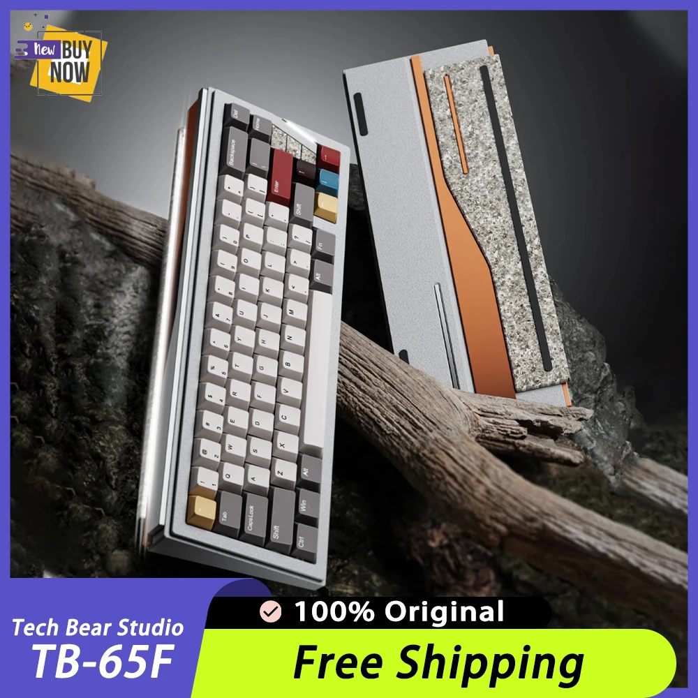 Tech Bear Studio TB-65F Mechanical Keyboard Kits Aluminum Wireless