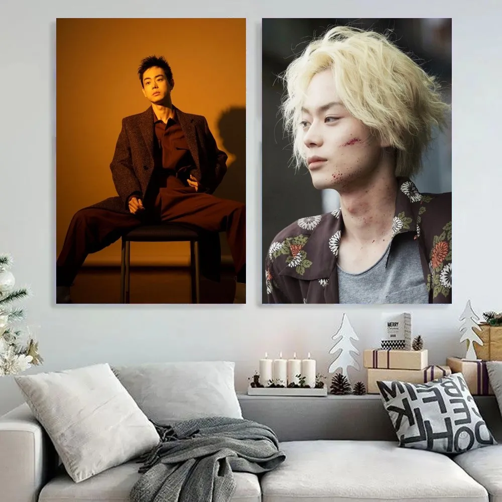 

Actor Suda Masaki Poster DIY Poster Kraft Paper Vintage Poster Wall Art Painting Study Stickers Big Szie Wall Painting