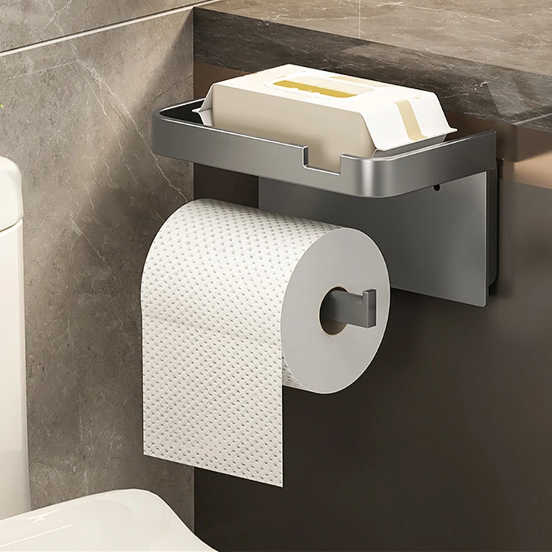Wc Papier Halter Kunststoff Lagerung Rack Küche Handtuch Platzierung Von Gewürz Flaschen Badezimmer Wand Rolle Von Papier Telefon Lagerung – Detail 9