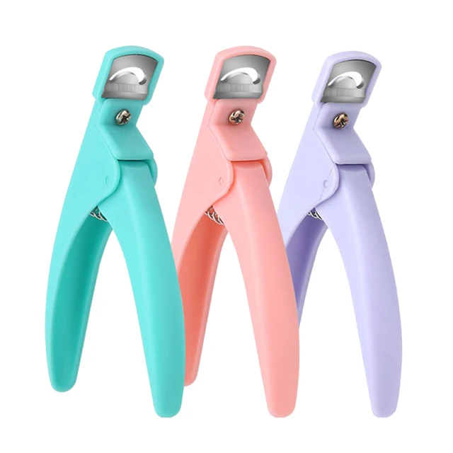 Fake Nail Cutter Professional Nail Clippers Straight Edge Acrylic Nail  Clipper Tips Manicure Cutter Guillotine Cut False Nails