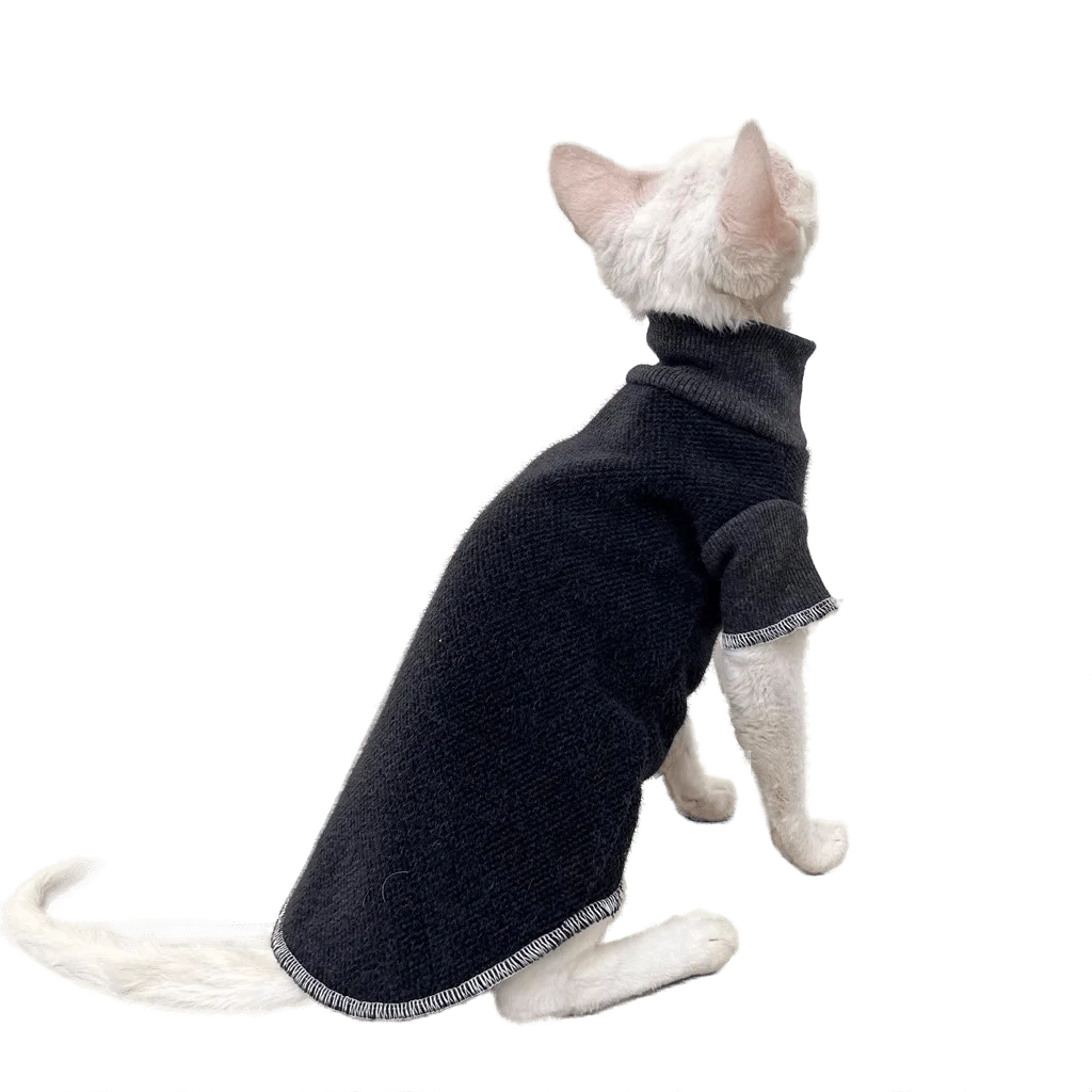 

Mink Sphinx Hairless Cat Conis Clothes Anti-Licking Warm Autumn Winter Sphynx Cat Costume Kitten Apparel Devon Rex Clothing