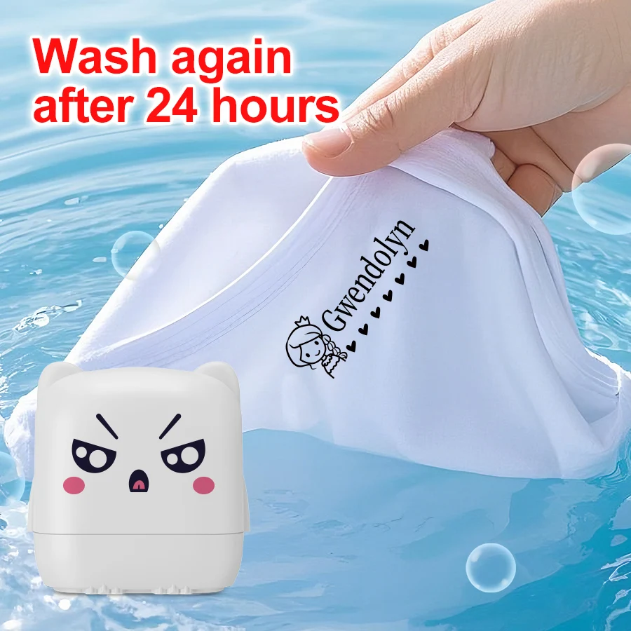 Name Stamp Paints Personal Student Child Baby Engraved Waterproof Kindergarten Cartoon Clothing toys shoes Name Seal