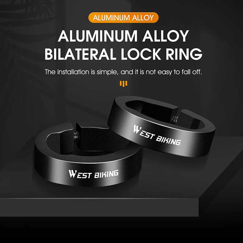 WEST BIKING Soft Leather Bicycle Handlebar Grips Anti-Slip Shock-absorbing Bike Grips With Aluminum Lock Cycling Handle Cover