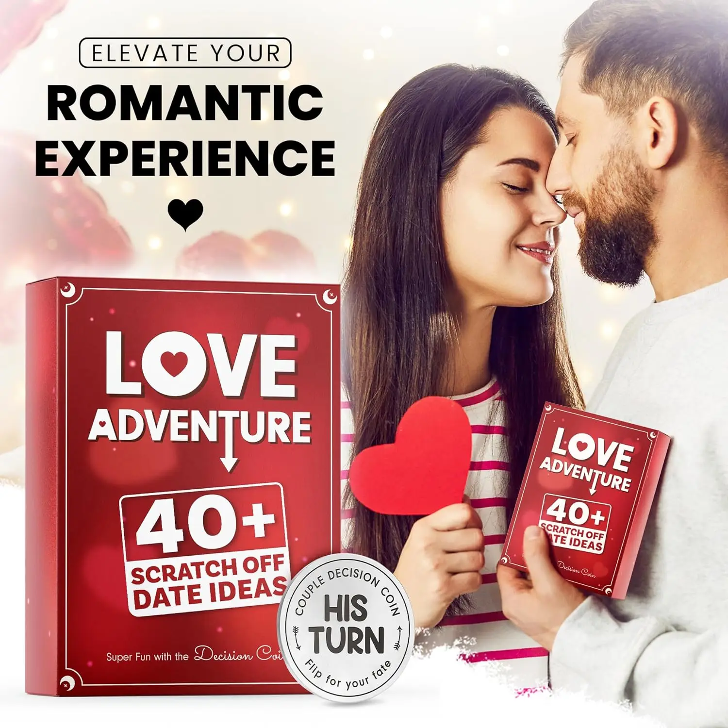40 Fun and Romantic Scratch Off Date Adventure Ideas for Adult,Perfect for Date Night, Special Couples Gift for Anniversaries 5
