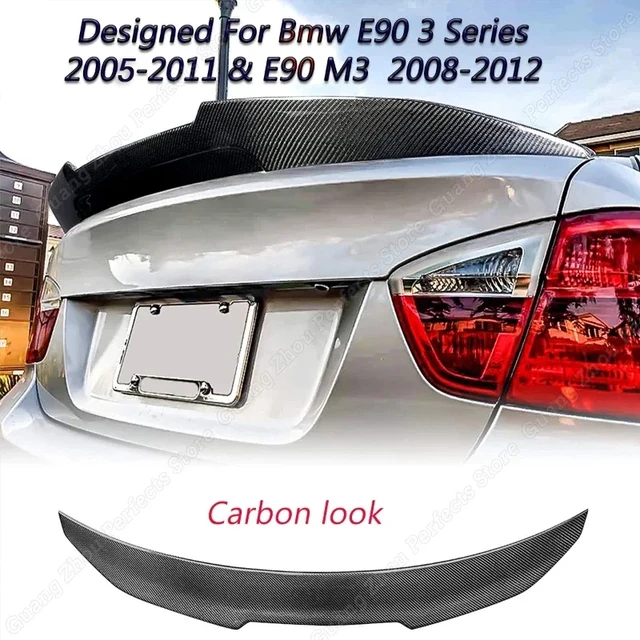 2005 - 2011 For BMW 3 Series E90 Sedan & E90 M3 Carbon Fiber Rear Trunk  Spoiler Car Styling - AliExpress