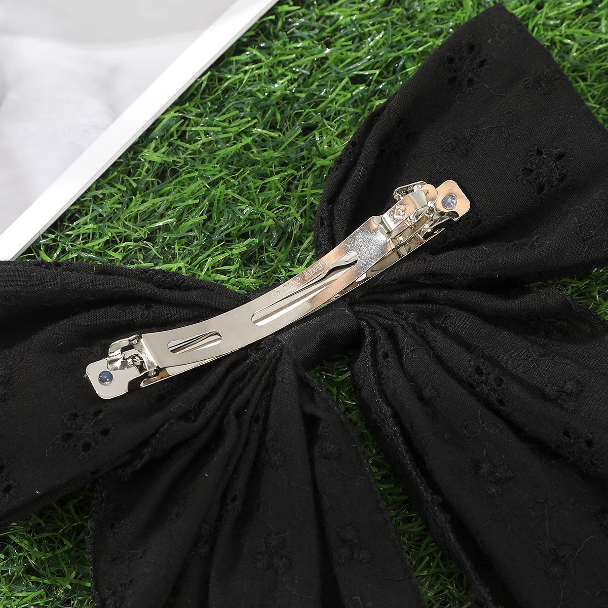 Bow Large Spring Clip Girls Summer Sweet Ponytail Hairpin Barrettes For Women White Sweet Hair Accessories Fashion Hair Clip