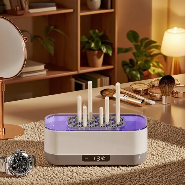 1pc Portable Ultrasonic Glasses Cleaner Machine for Eyeglasses Jewelry Capacity with Fast Cleaning Function 4