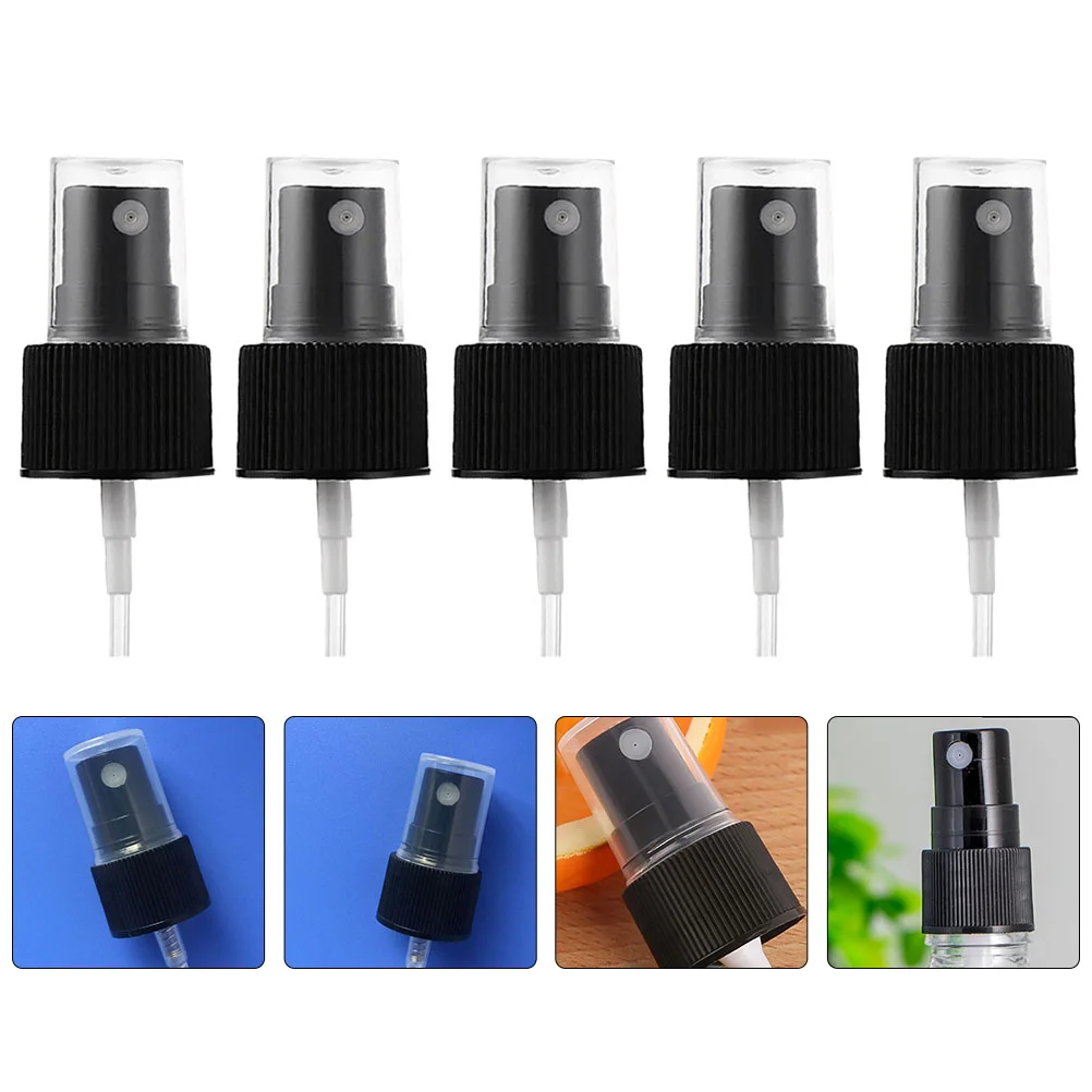 

Bottles Essential Oils Head For Perfume Sprayer Pump Cap Lotion Nozzle Plastic Spray Bottle Accessory Black Color