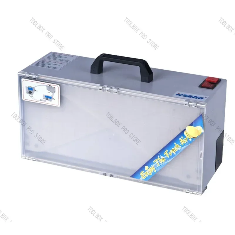 25W Portable Airbrush Spray Booth Set Foldable Paint Spray Extractor Exhaust Filter For Model Hobby Crafts 100-240V