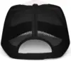 Stay Trashy Funny Raccoon Graphic Classic 5 Panel Mesh Snap Back Trucker Hat 3