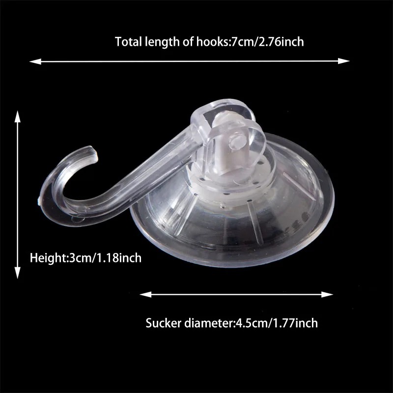Suction cup hook wall mounted vacuum adhesive no trace multifunctional heavy duty kitchen basin hooks