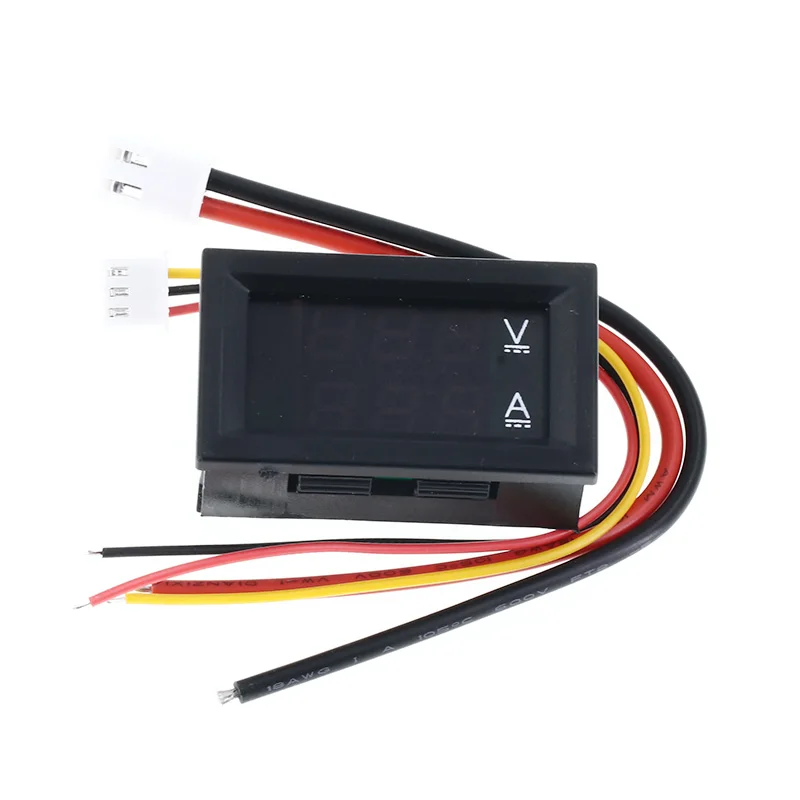 0.28"led Dc0100v 10a Digital Voltmeter Ammeter 2 In1 Multimeter 12v/24v Voltage Ampere Meter