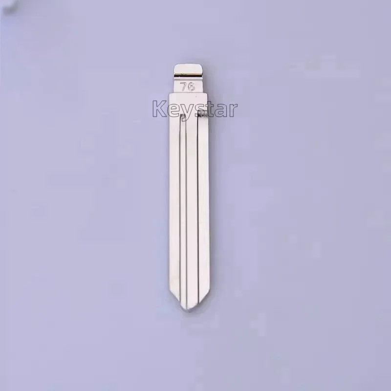10pcs/lot Metal 76# KD Car Key Blank Flip Remote Blade NO.76 Metal Spare Key Head for KD KEYDIY VVDI Xhorse Remote for JAC car remote key,car key