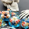 7Pcs/Set DND Dice Sharp Edge Polyhedral Resin Dice D&D Dice Set For Dungeon and Dragon Pathfinder Role Playing Game(RPG)MTG Game 3