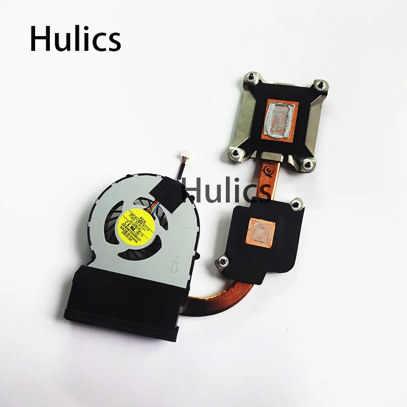 Huics Usados para hp Probook 440 445 470 g0 g1 Cpu Ventilador de Refrigeração Dissipador de Calor 721537001 721538-001 - Imagem 2