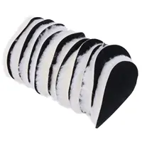 10 Pcs 125 Mm Car Polishing Pad 5 Inch Inch Polish Waxing Pads Wool Polisher Bonnet Car Paint Care Wool Polishing Pad 1