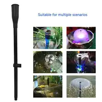 9Pcs Fountain Pump Nozzle Set Adjustable Height Waterfall Sprinkler Spray Heads For Garden Pool Pond Submersible Pump Accessory 4