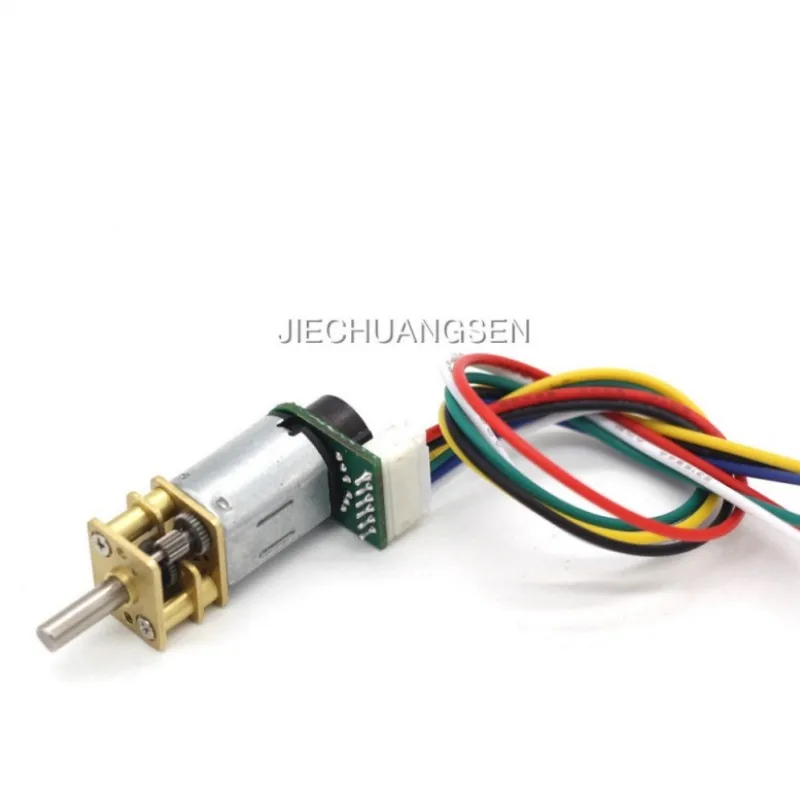 

Well - Made GA12-N20 6V 500RPM DC Gear Motor With Encoder Speed Velocity Measurement FOR Mini Car Balance Motor Encoder DIY