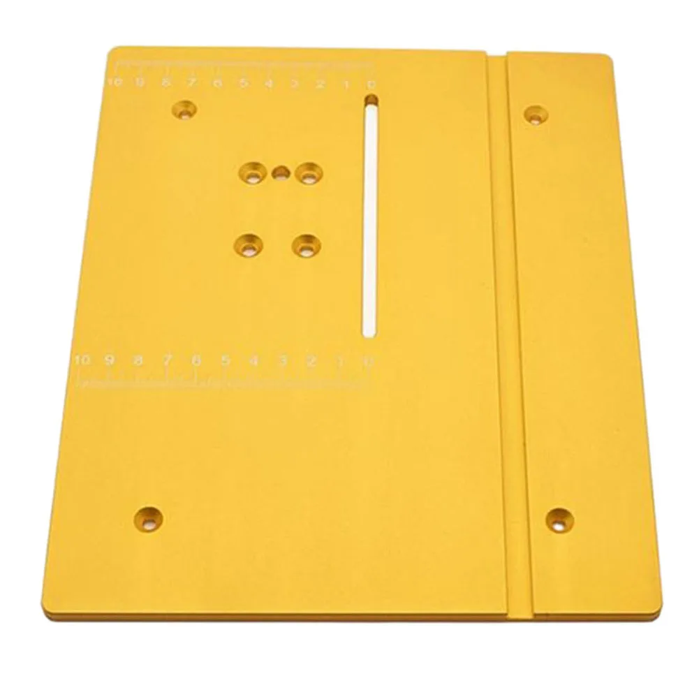 T60 Table Saw Panel 240*200*6mm Aluminum Router Table Insert Plate Saw Panel Circular Woodworking Workbench
