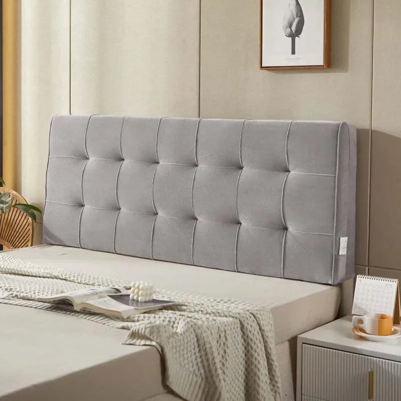 

Современная прикроватная подушка, подушка для кровати с высоким отскоком, полноразмерная королева, короткий плюшевый чехол на спинку кровати с губчатым изголовьем