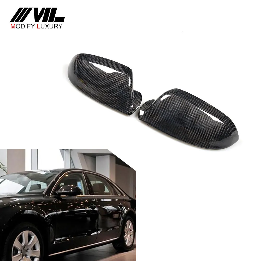 

A8 D4 Replacement Tuning Car Carbon Side Rearview Mirror Cover For Audi 16-17